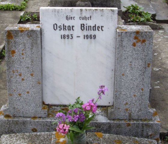Binder Oskar 1893-1969 Grabstein